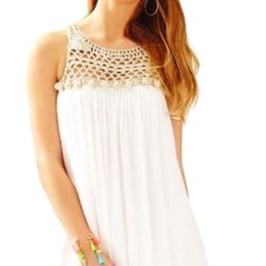 Lily Pulitzer Rachelle Resort White Trapeze Dress